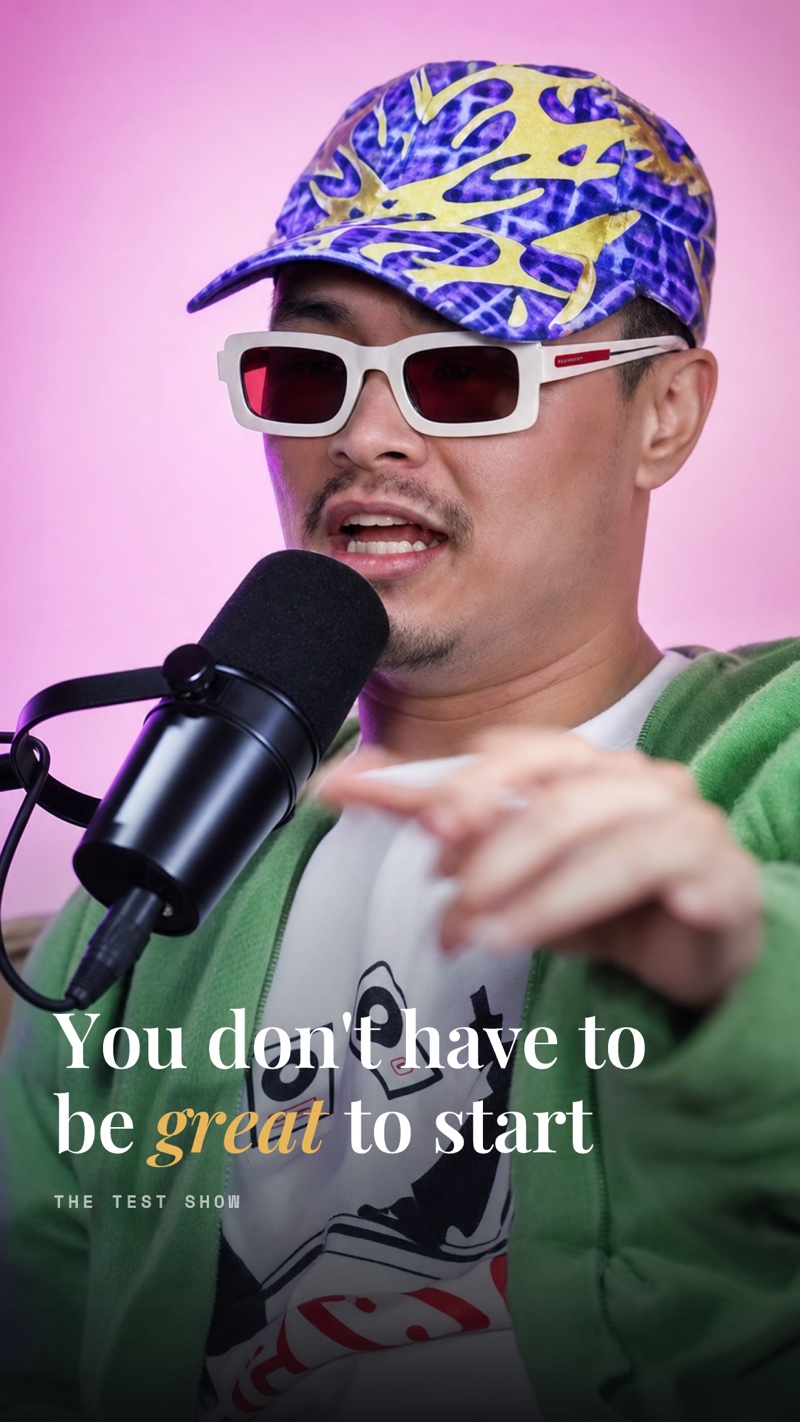 Clip cover: You don't have to be great to start